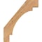 Ekena Millwork 3 1/2"W x 20"D x 24"H Merced Smooth Knee Brace, Western Red Cedar BRC04X20X24MRC00SWR - alternate 4